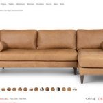 BRAND NEW *** ARTICLE LEATHER SECTIONAL SOFA Victoria City .