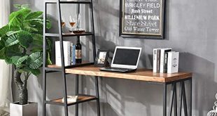 Amazon.com: Qiupei Laptop Desk for Home Office Industrial Vintage .