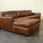 The Arizona Leather Sectional in Brompton Classic Vintage .