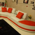 Miami Contemporary Leather Sectional Sofa Set TOS-VT-EX60