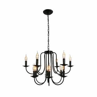 Watford 9 - Light Candle Style Classic / Traditional Chandelier .