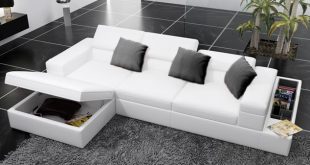 modern white leather corner sofas with underneath storage - Google .
