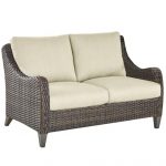 Abrego All-Weather Wicker Outdoor Loveseat | Pottery Ba