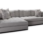 Colton Left-Facing Sectional, Stone | Sectional, Double chaise .