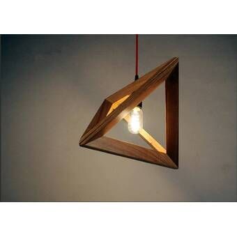 William 4 - Light Lantern Square / Rectangle Chandelier with Wood .