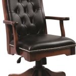 Fairfax Leather Executive Desk Chair - Countryside Amish Furniture .