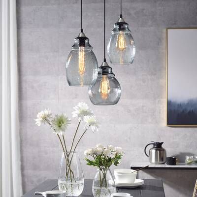 Yarger 1 - Light Single Dome Pendant in 2020 | Glass shade pendant .