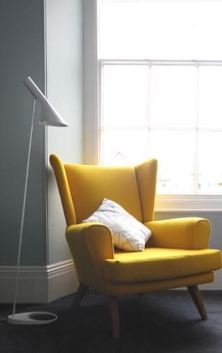 Yellow chair ♥ Get inspired with these awesome chairs. | Visit us .