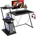 Amazon.com: Bestier Z-Line Designs Computer Desk with 3 Tier Large .