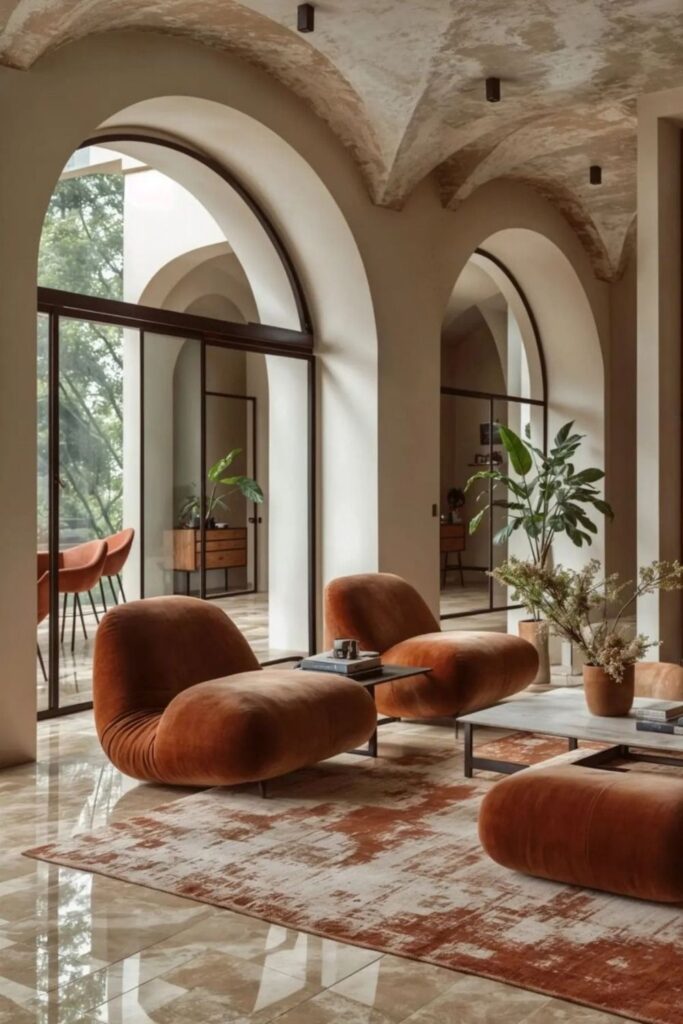 Contemporary Brown Living Room Ideas