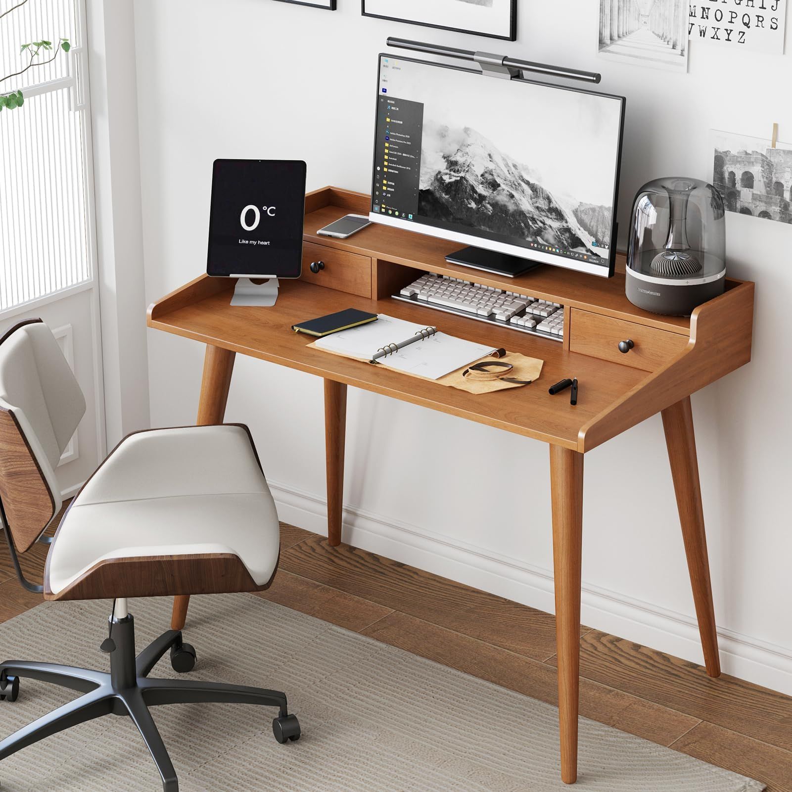 Small Desk Table With Drawers