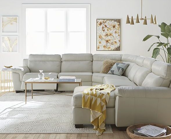 Stunning Ways to Decorate with a White Leather Sectional Sofa: Transform Your Space