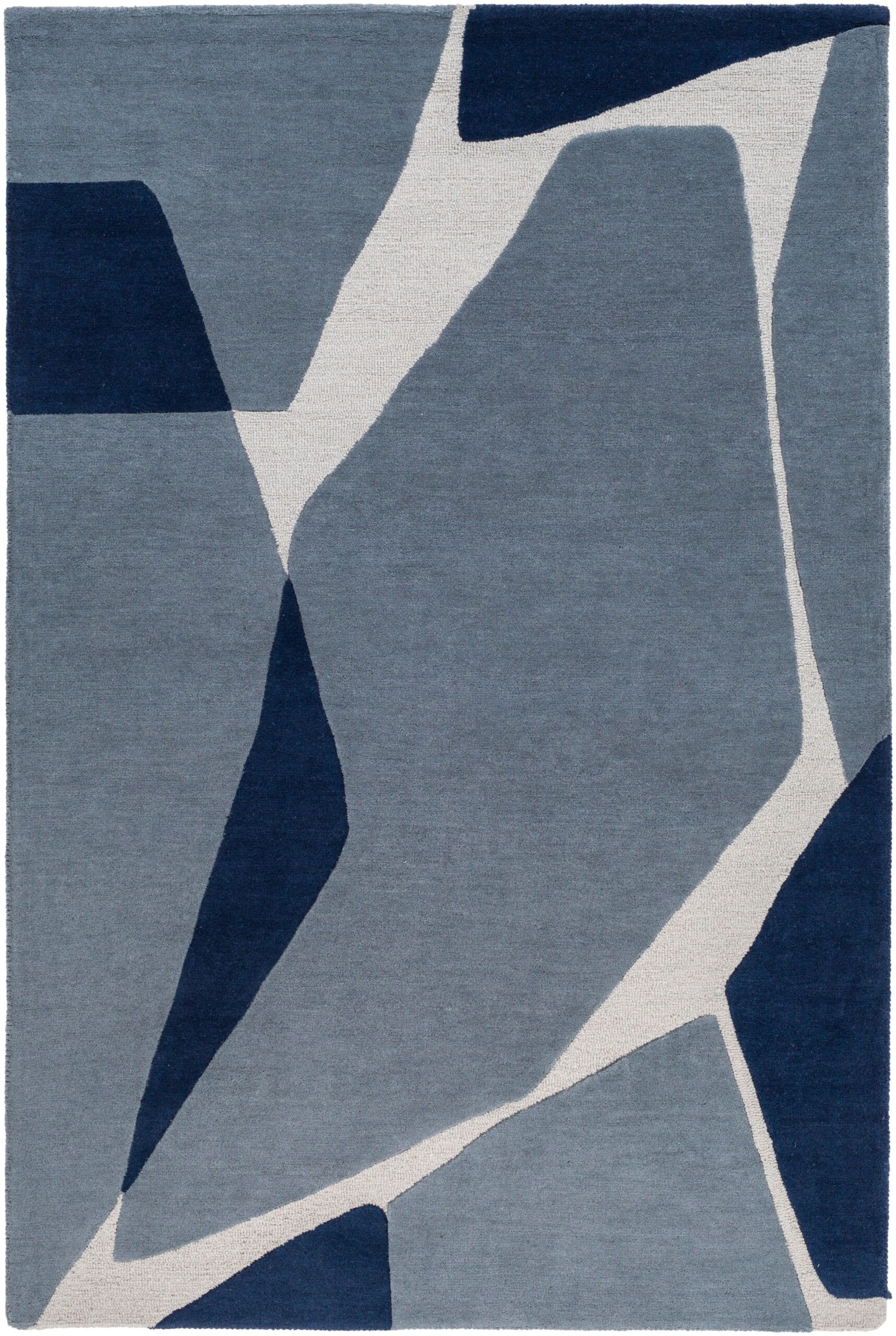 Adding Sophistication to Your Space with Modern Blue Wool Area Rugs
