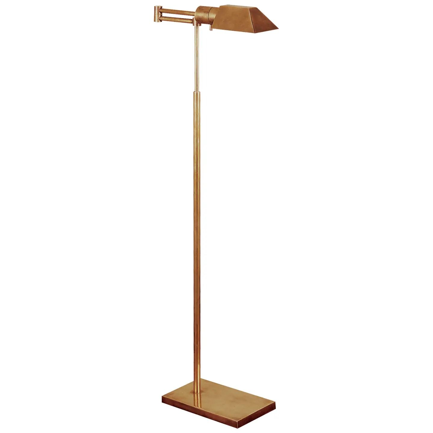 Adding Timeless Elegance to Your Home with an Antique Brass Swing Arm Floor Lamp