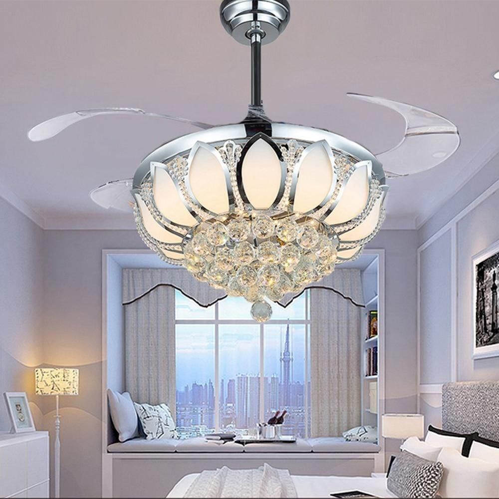 Blending Beauty and Functionality: Elevate Your Space with Elegant Ceiling Fans Adorned with Crystals