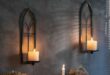 Metal Wall Decor With Candles