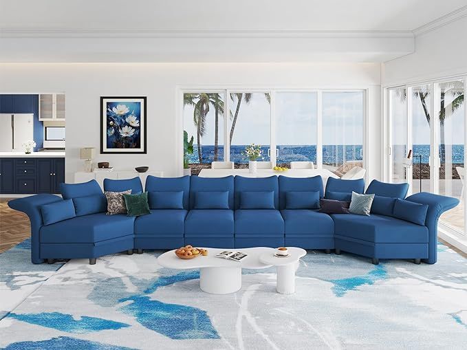 Bold and Beautiful: Upgrade Your Living Room with a Blue Sectional Sofa