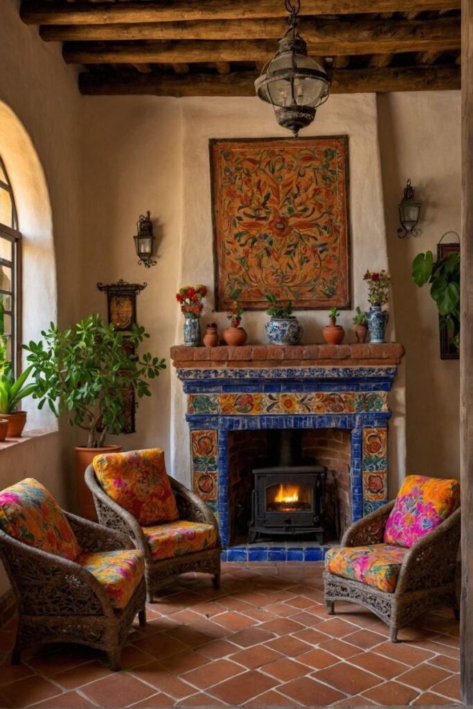 Rustic Painted Mexican Furniture