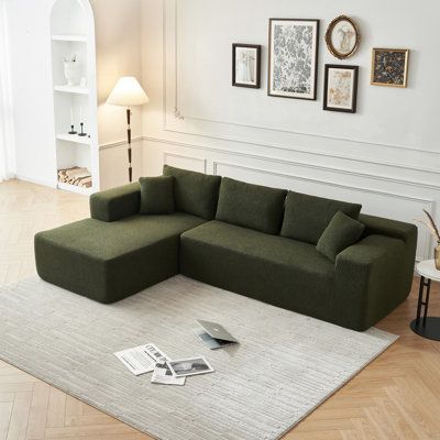 Bring the Outdoors In: Get Cozy with Green Sectional Sofas with Chaise
