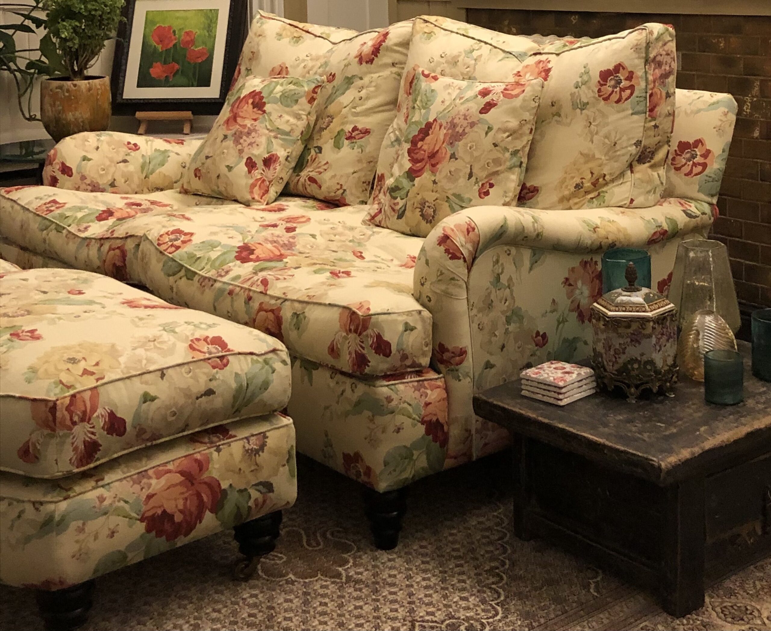 Bringing the Outdoors In: The Timeless Elegance of Floral Sofas and Chairs