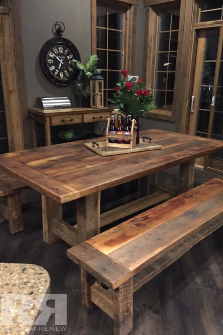 Choosing Between a Rustic Kitchen Table with Bench or Chairs: Which Option is Right for You?