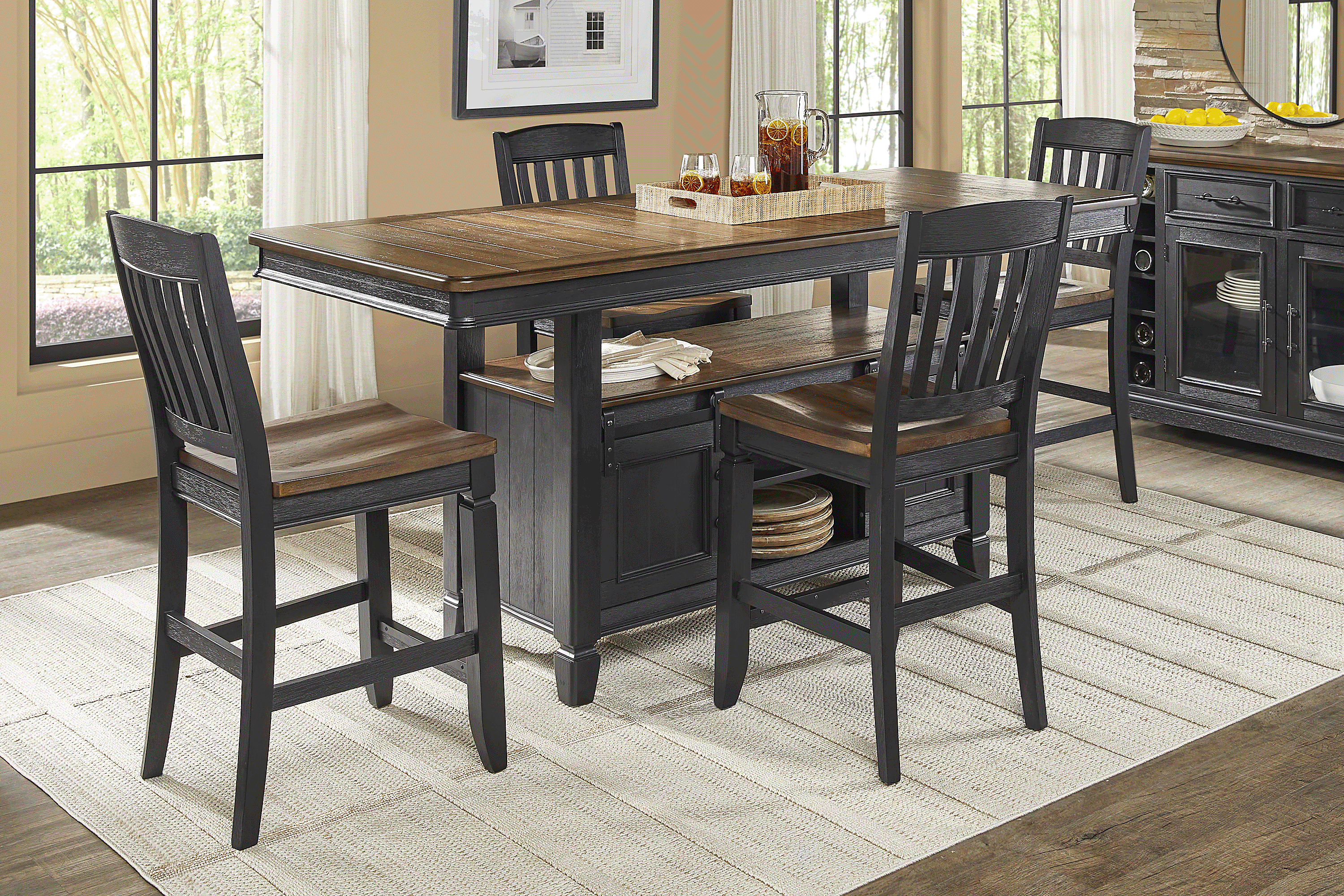 Elevate Your Dining Experience: The Convenience of a Counter Height Table with Storage