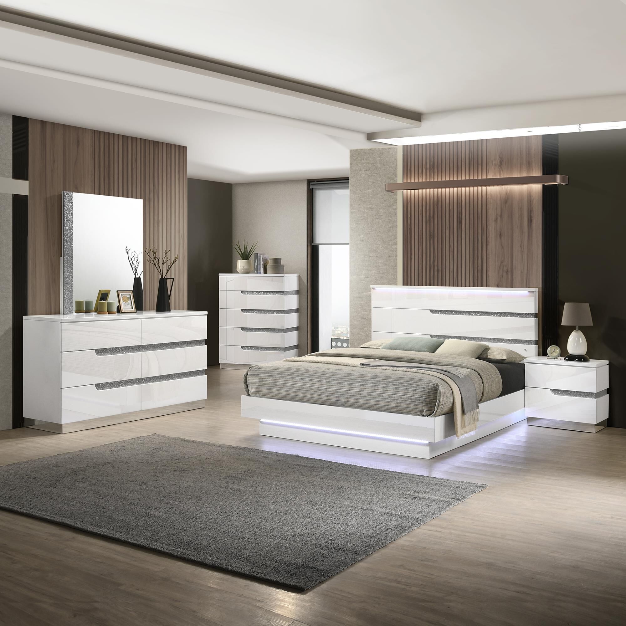 Elevate Your Space with Contemporary Full Size Bedroom Furniture Sets