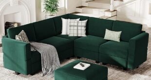 Green Sectional Sofas With Chaise
