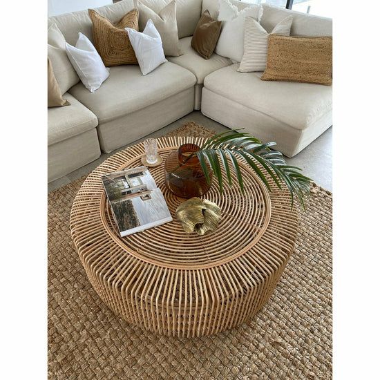 Embrace Grandeur with an Extra Large Round Coffee Table: A Stylish Addition to Any Living Room