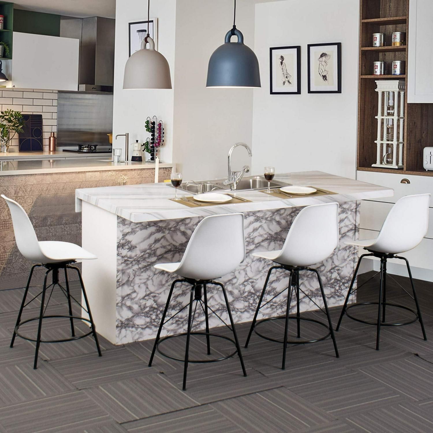 Enhance Comfort and Style with Bar Stools Featuring Arms and Swivel Functions