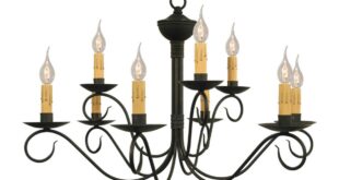 Black Wrought Iron Chandeliers