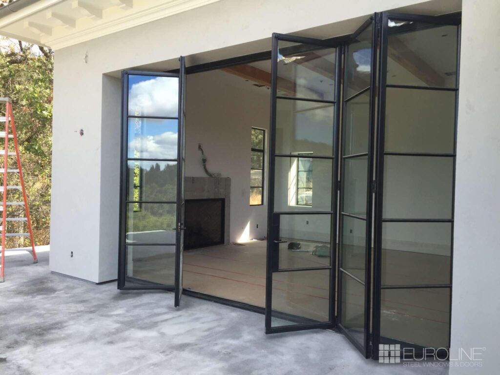 exterior steel doors with glass