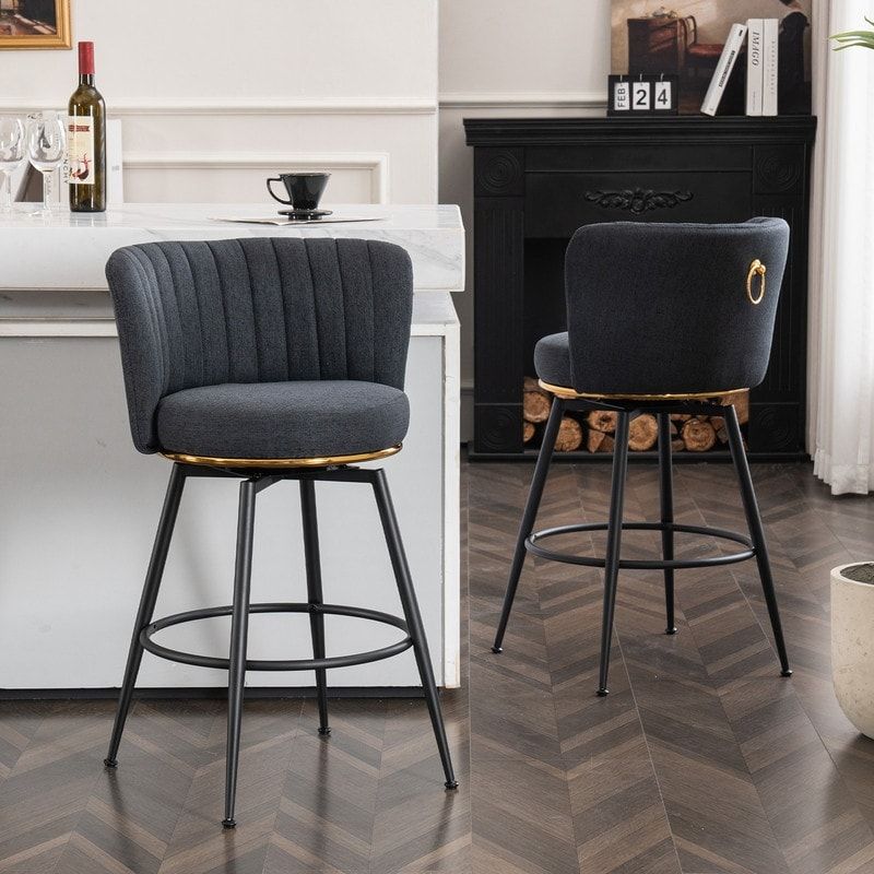 Experience Heightened Comfort and Style with Extra Tall Swivel Bar Stools