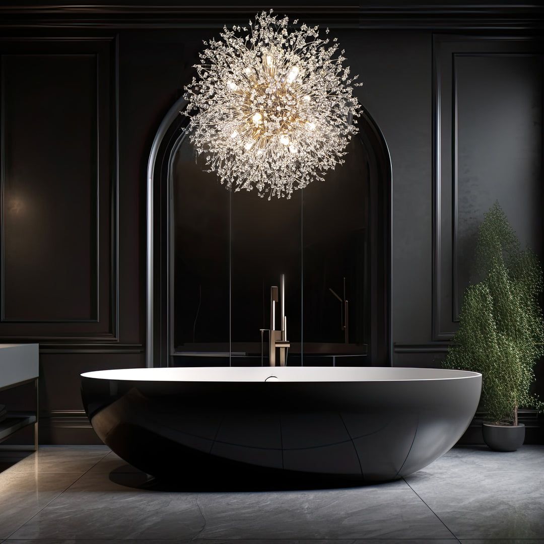 Illuminate Your Bathroom with Style: The Beauty of Chandelier Bathroom Ceiling Lights
