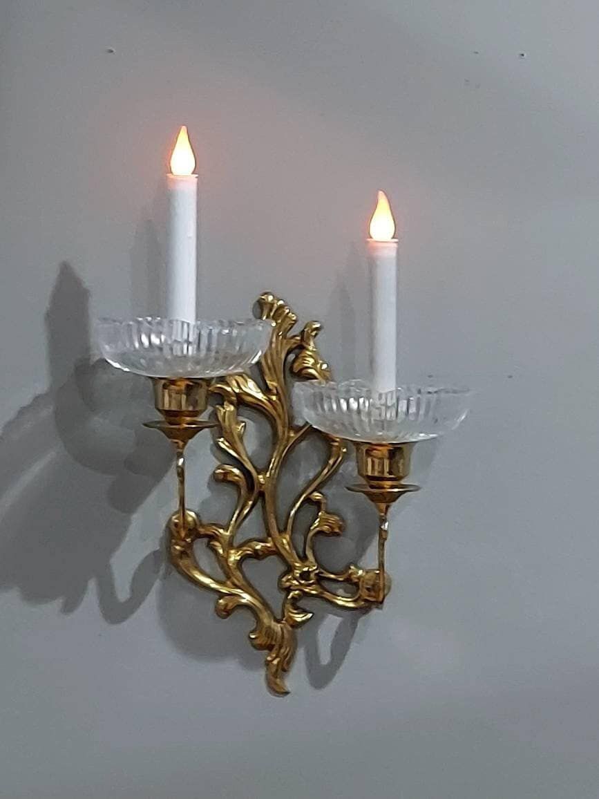 extra large wall sconces for candles