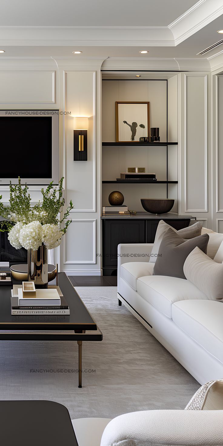 Indulge in opulence: Elevate your living room with luxury interior design