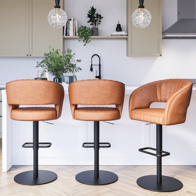 Maximize Comfort and Style with Adjustable Swivel Bar Stools with Back Support