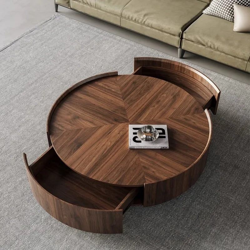 Maximize Space and Style with a Wood Coffee Table with Storage