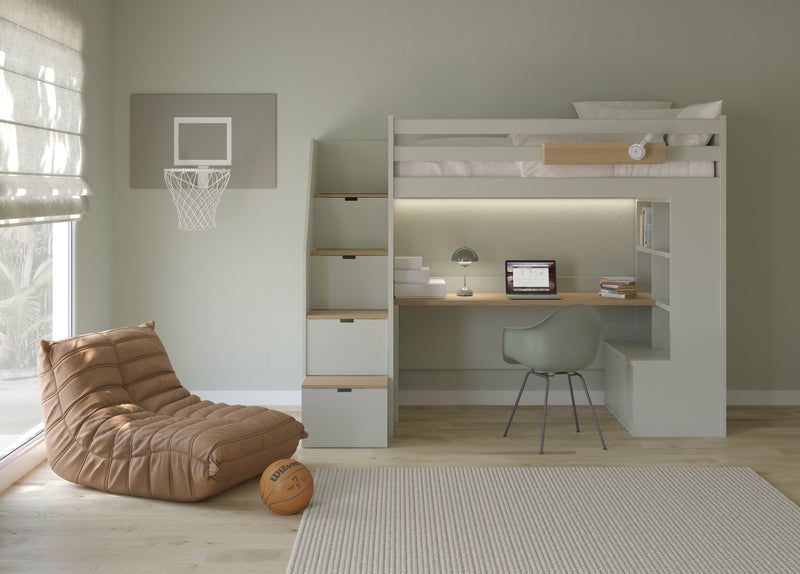Maximize Space with Bunk Beds with Stairs and Desk: A Perfect Solution for Small Bedrooms