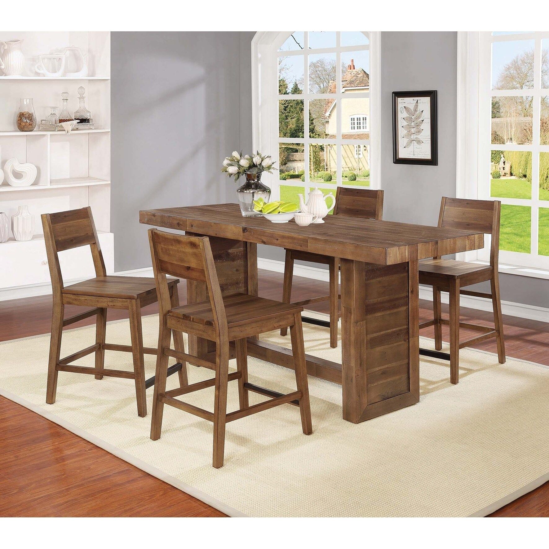 Maximize Your Dining Space with Counter Height Rectangular Table Sets