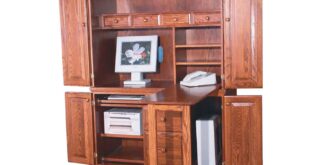 Corner Armoire Computer Desk