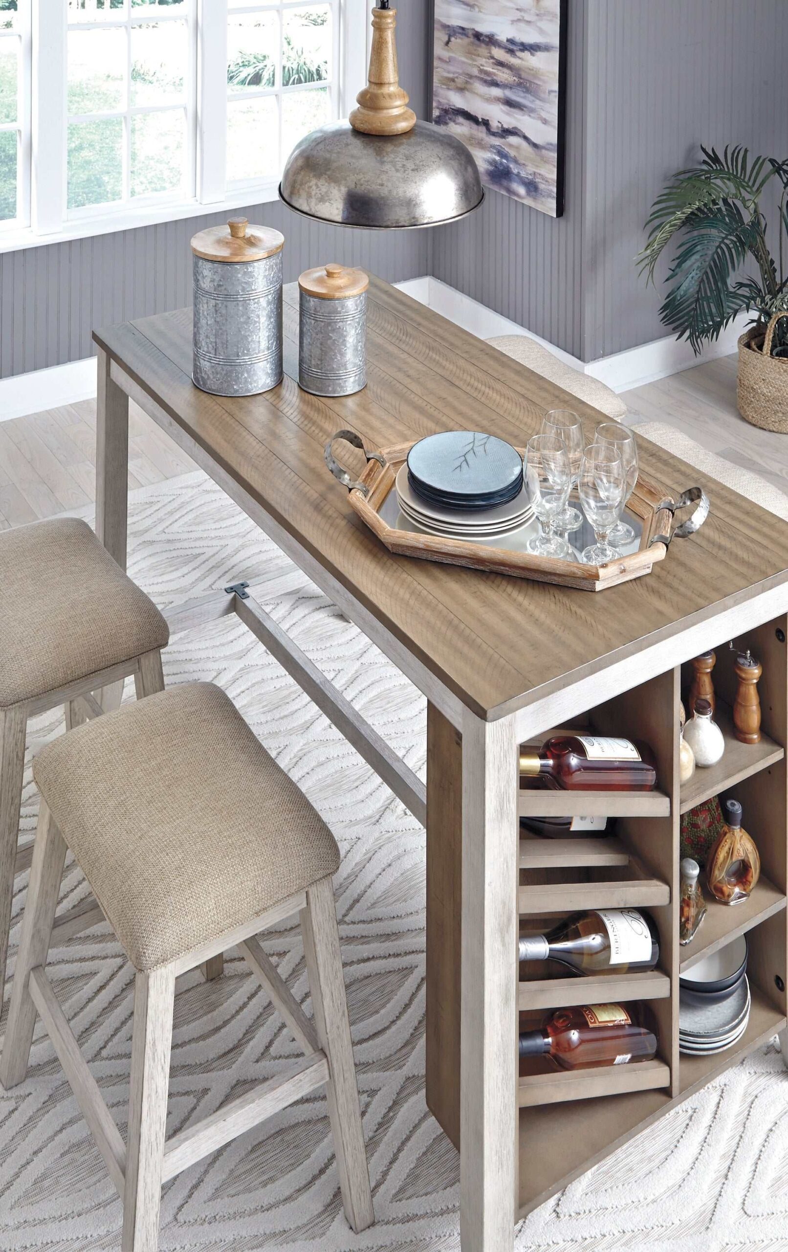 Maximizing Space: The Benefits of a Counter Height Table with Storage