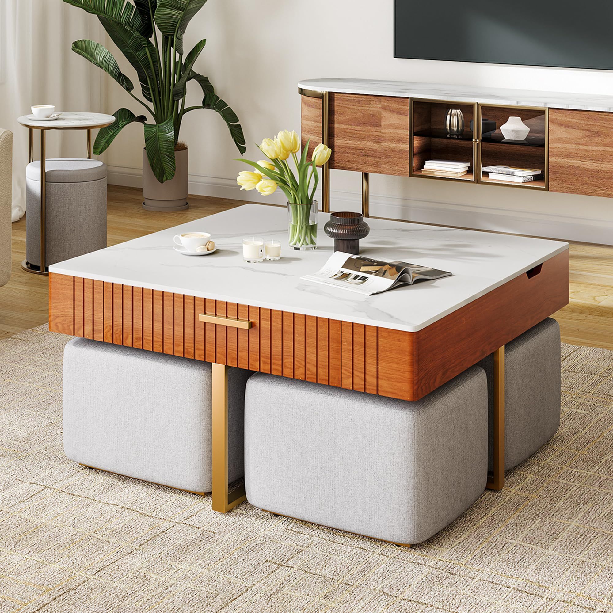 Maximizing Space and Style: The Ultimate Guide to Fabric Coffee Tables with Storage