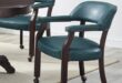dining room chairs with wheels