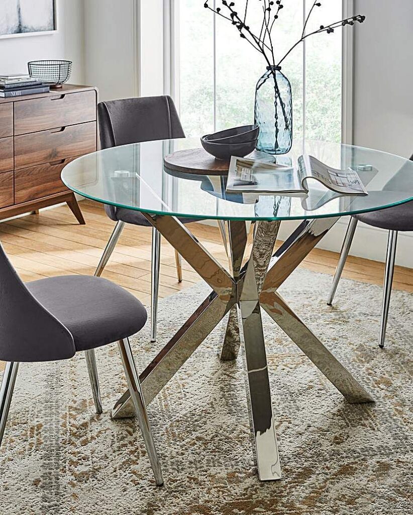 Modern Glass Top Kitchen Table And Chairs