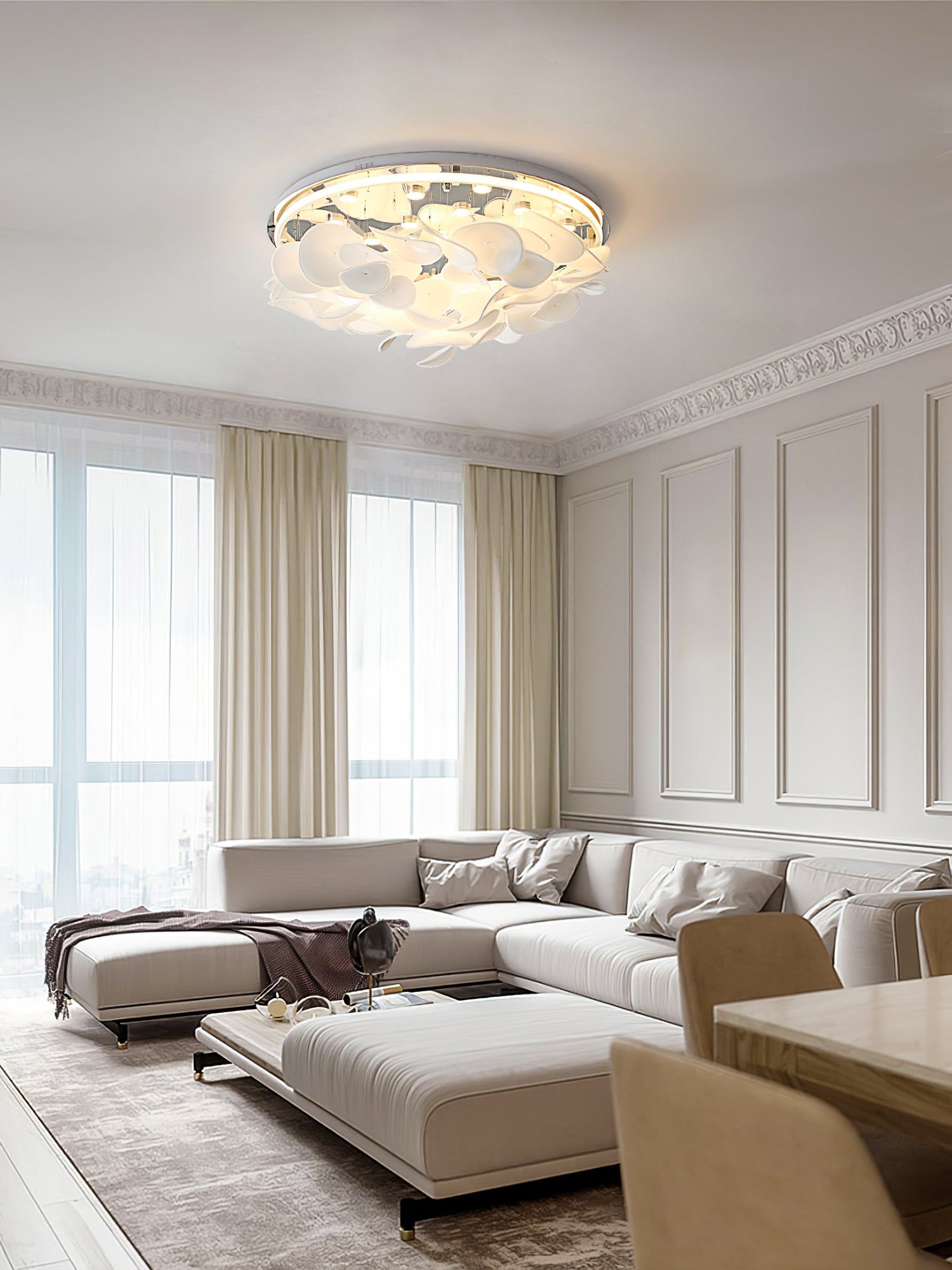 Modern Elegance: The Best Contemporary Ceiling Lamp Shades for Your Living Room Décor