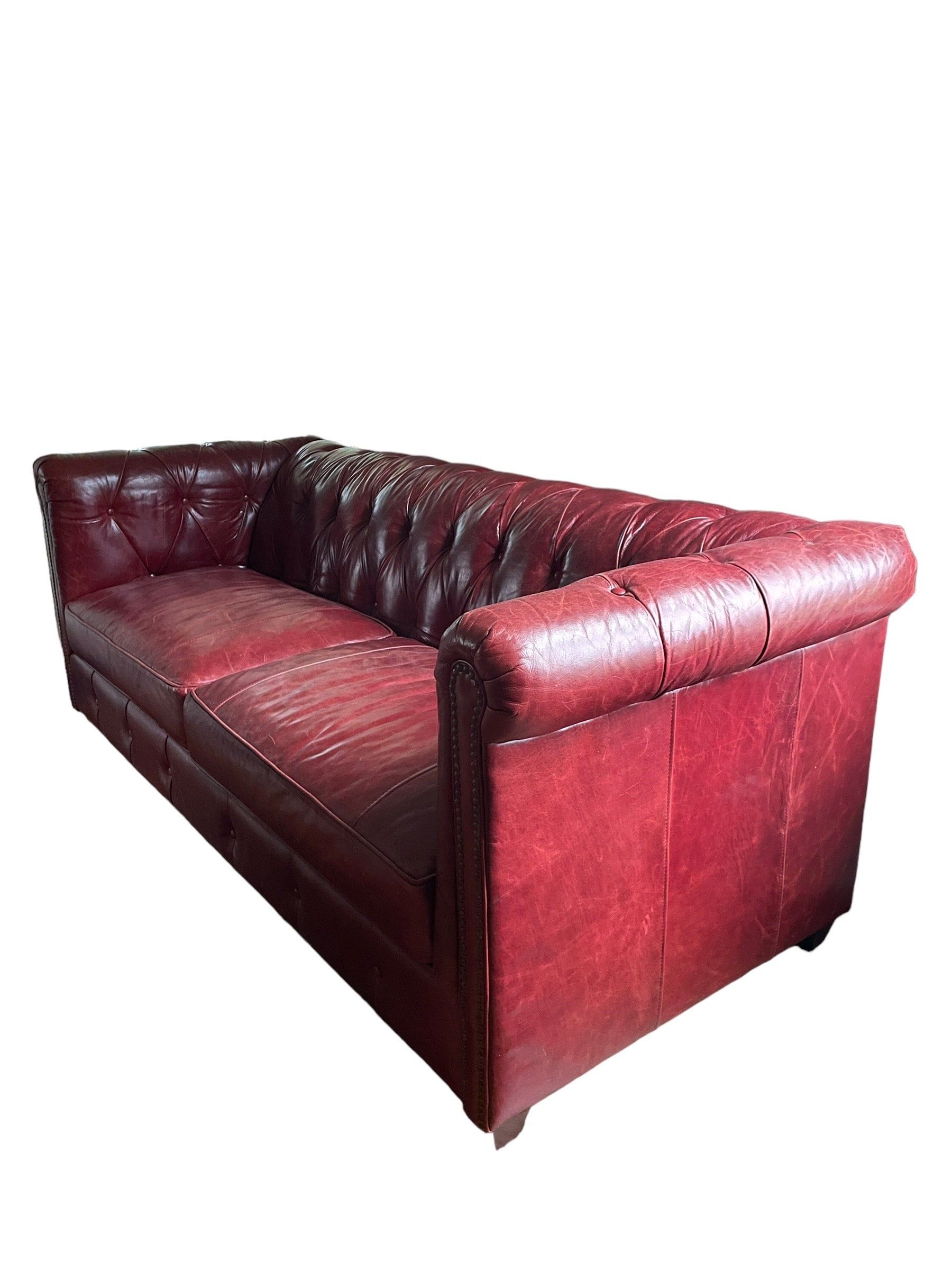 Red Hot: The Timeless Allure of Red Leather Couches