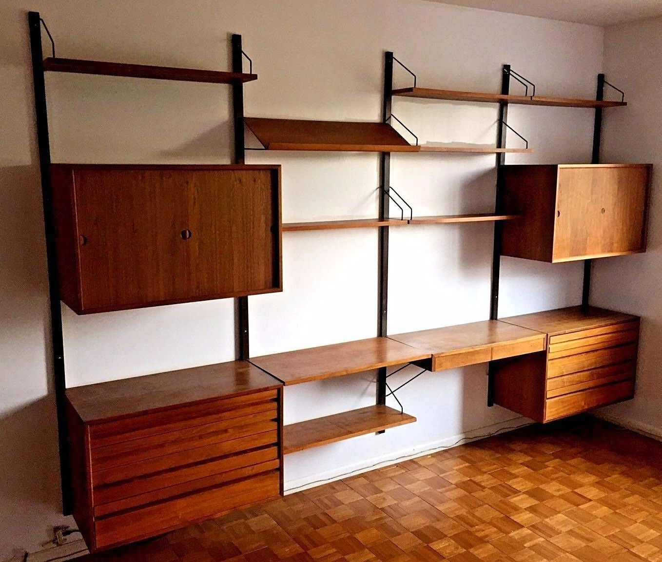 Revamp Your Space with a Stylish Mid Century Modern Wall Shelving Unit