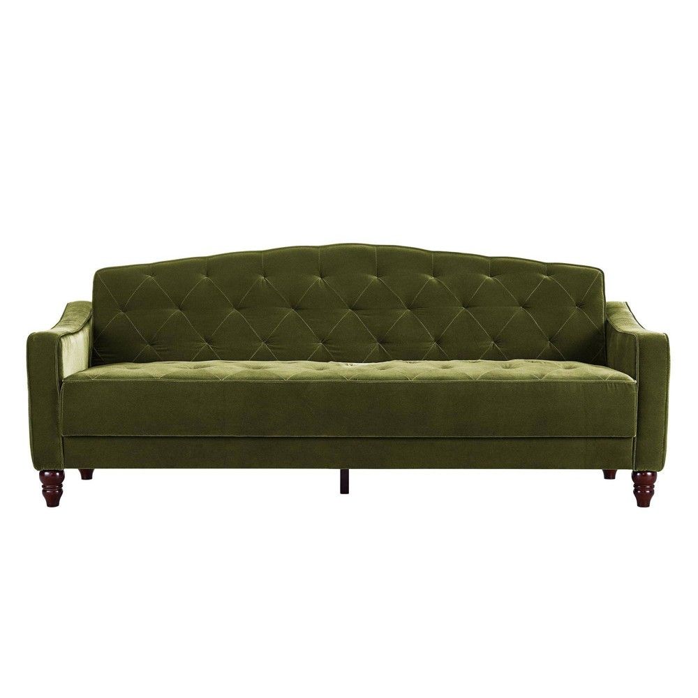 Vintage Tufted Sofa Sleeper