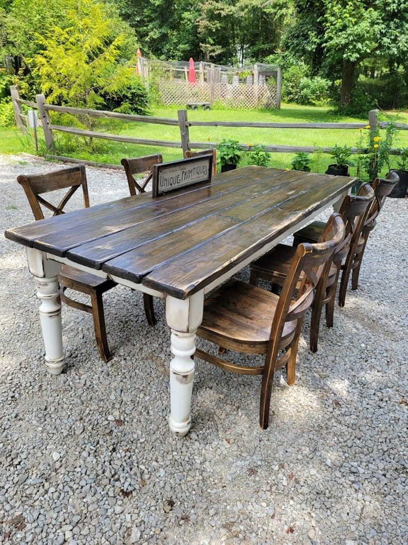 Rustic Charm: Reimagining Your Space with a Distressed Farmhouse Dining Table